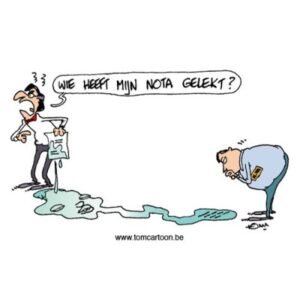 tomcartoon_nota gelekt-Belgische politiek-Di Rupo